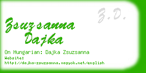 zsuzsanna dajka business card